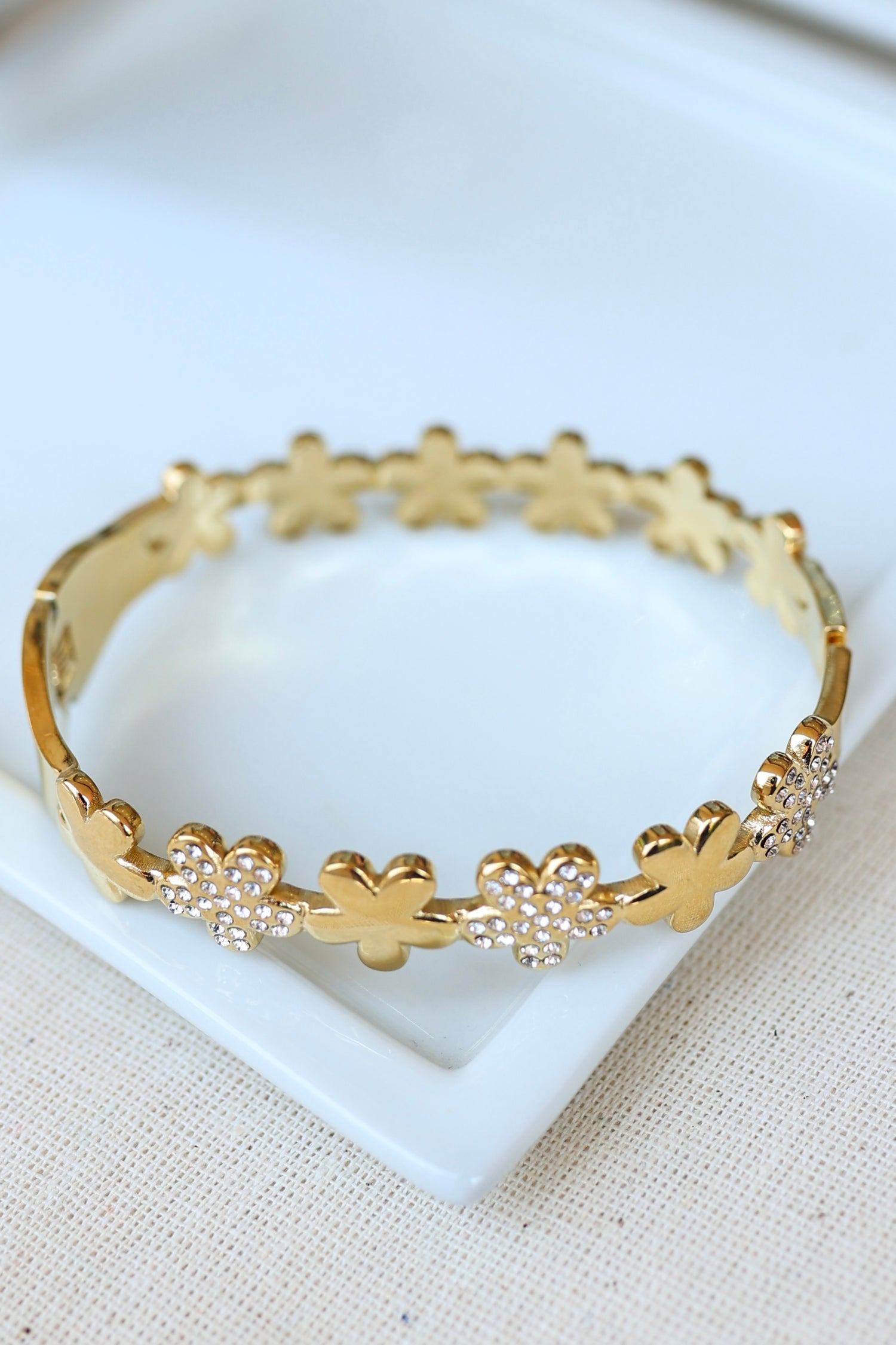 Golden Blossom Işıltı  Bilezik