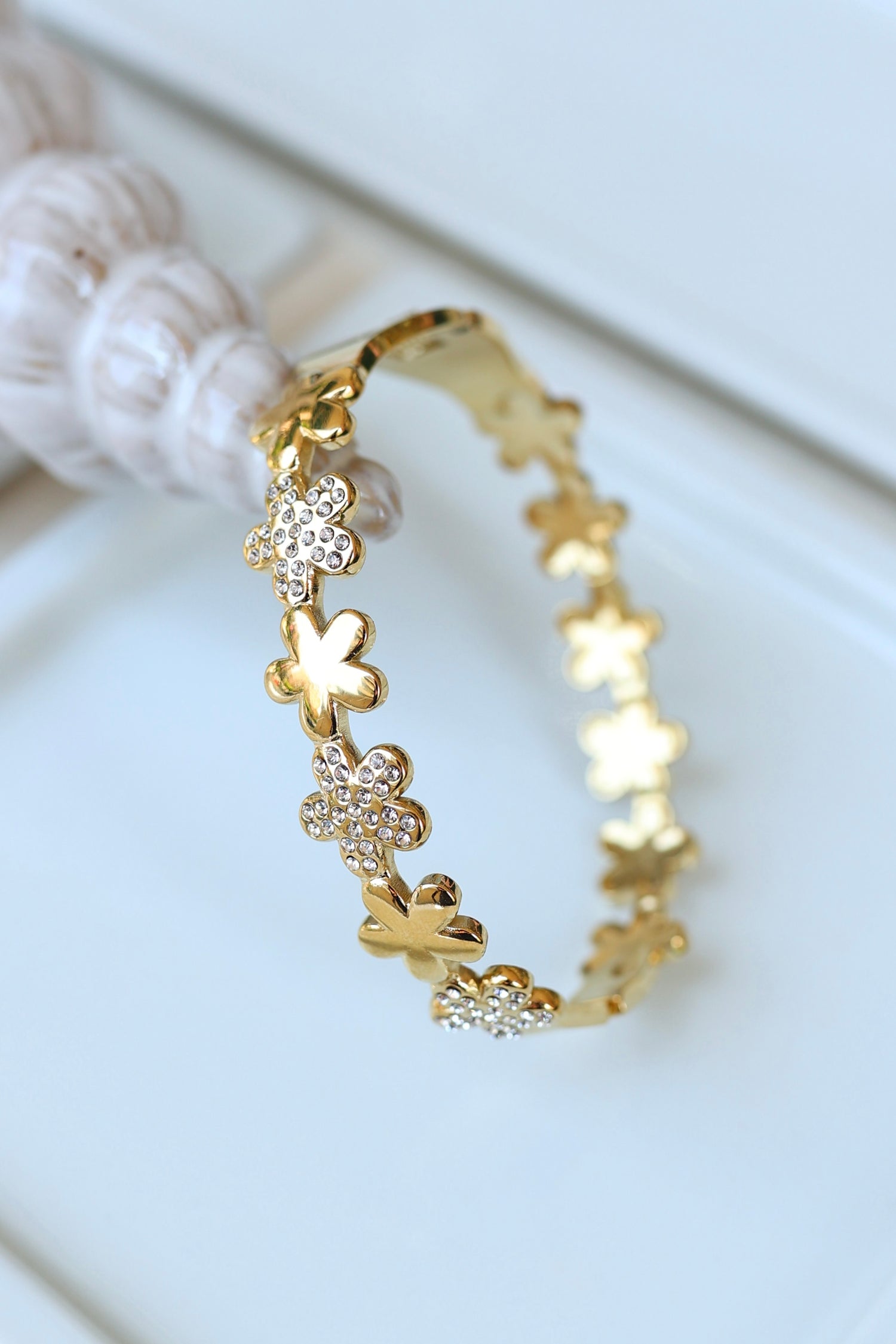 Golden Blossom Işıltı  Bilezik