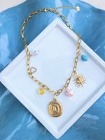 Çelik Charm Aurora Kolye - İubi Store